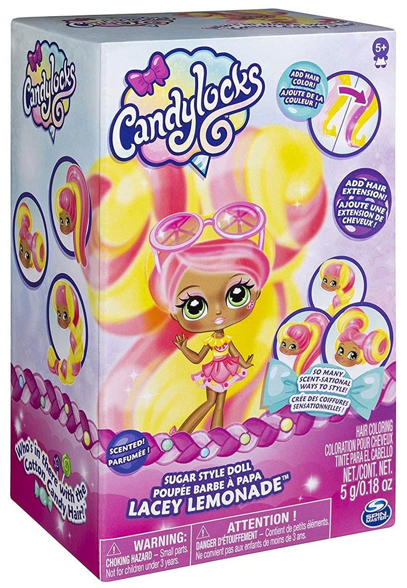 Candylocks, 7-Inch Lacey Lemonade, Sugar Style Deluxe Scented Collectible Doll with Accessories - Image 1